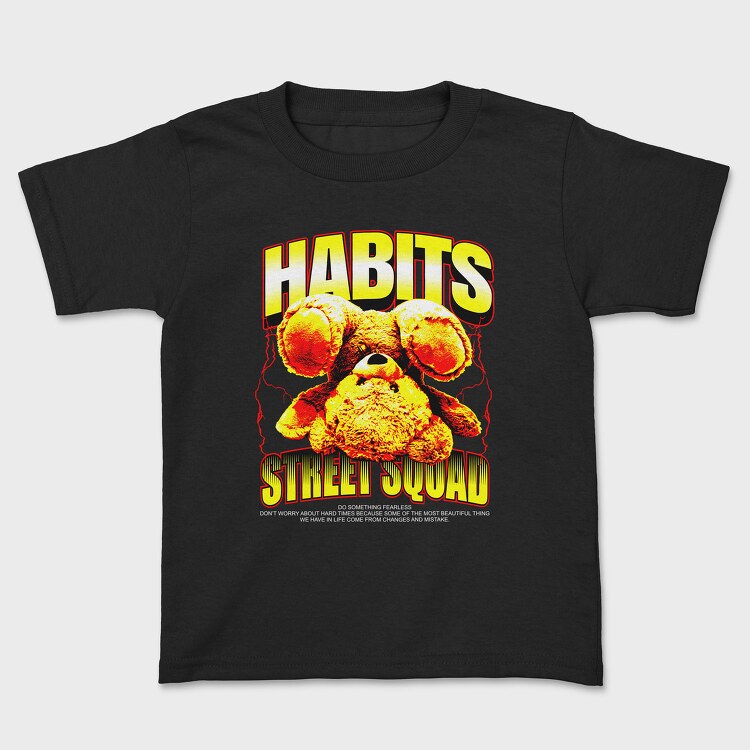 Habits Bear, Tricou Copii