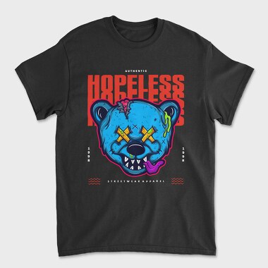 Hopeless Bear, Tricou Barbati (Unisex)