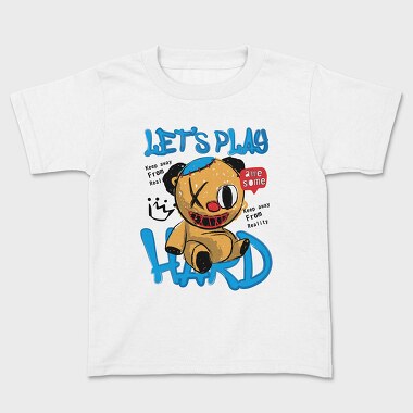 Lets Play Hard Bear, Tricou Copii