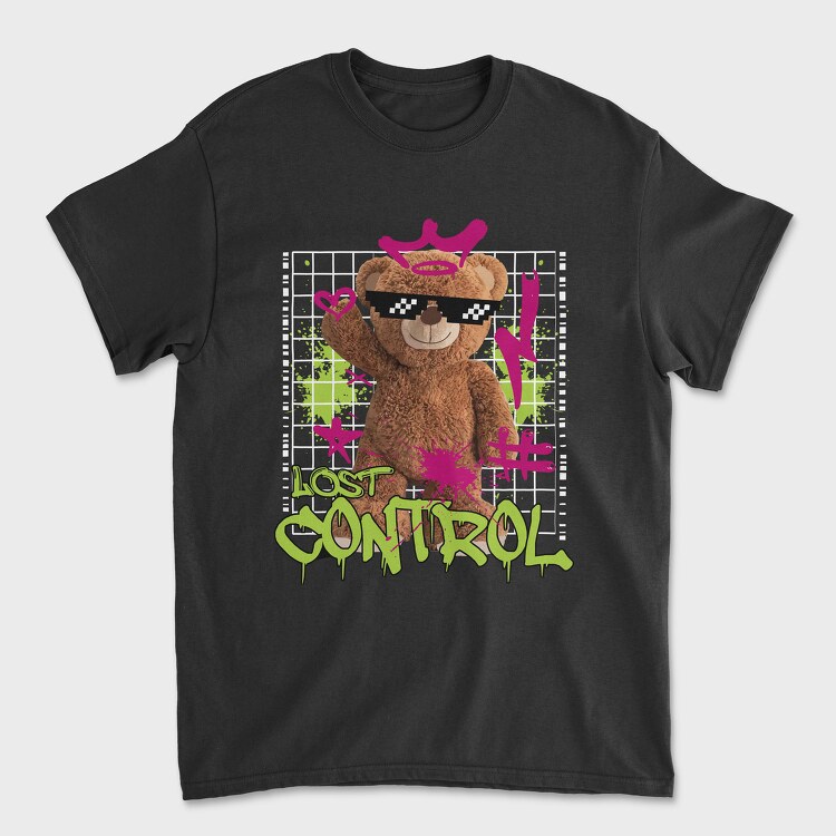 Lost Control Bear, Tricou Barbati (Unisex)