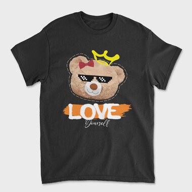 Love Yourself Bear, Tricou Barbati (Unisex)