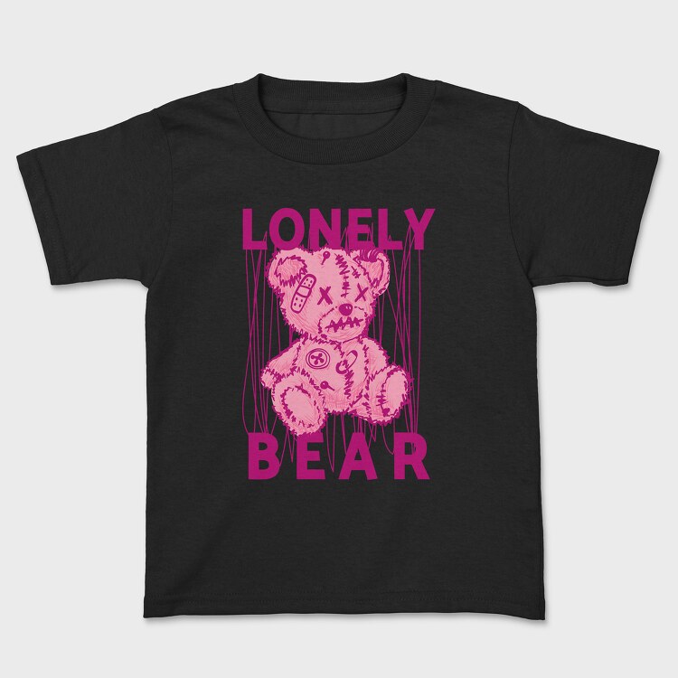 Pink Lonely Bear, Tricou Copii