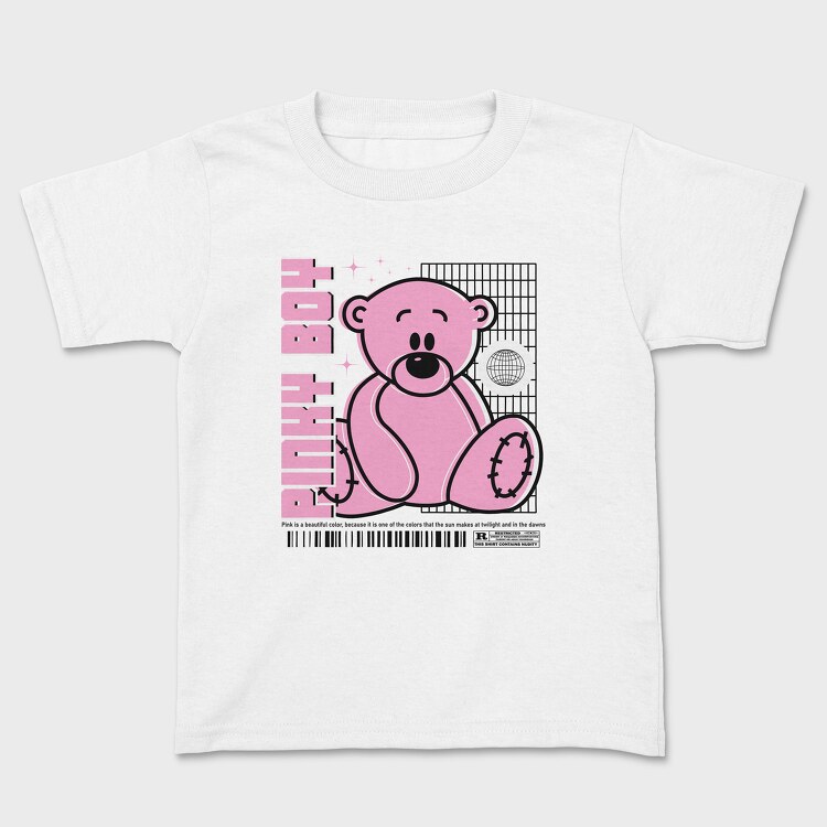 Pinky Boy Bear, Tricou Copii