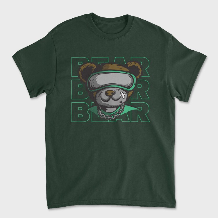 Sunglasses Bear, Tricou Barbati (Unisex)