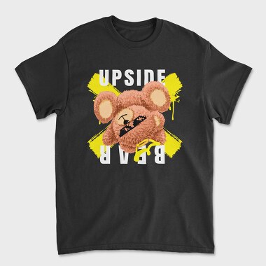 Upside Bear, Tricou Barbati (Unisex)