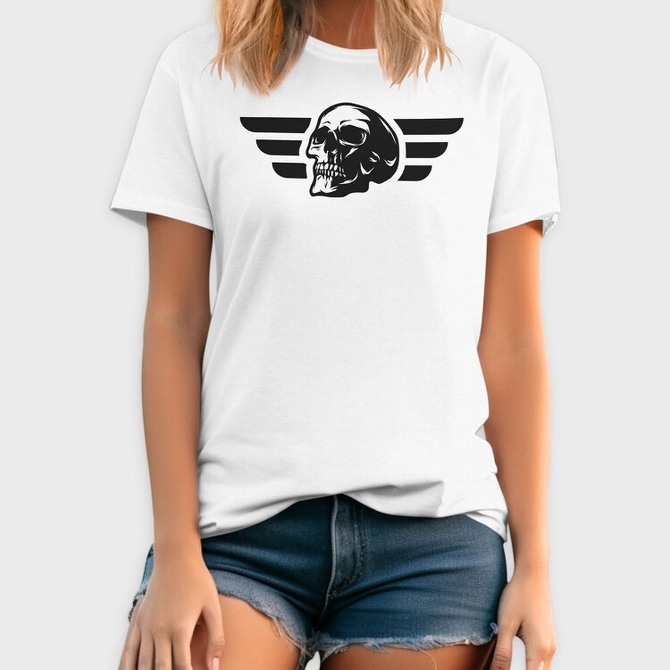 Skull Wings, Tricou Barbati (Unisex)