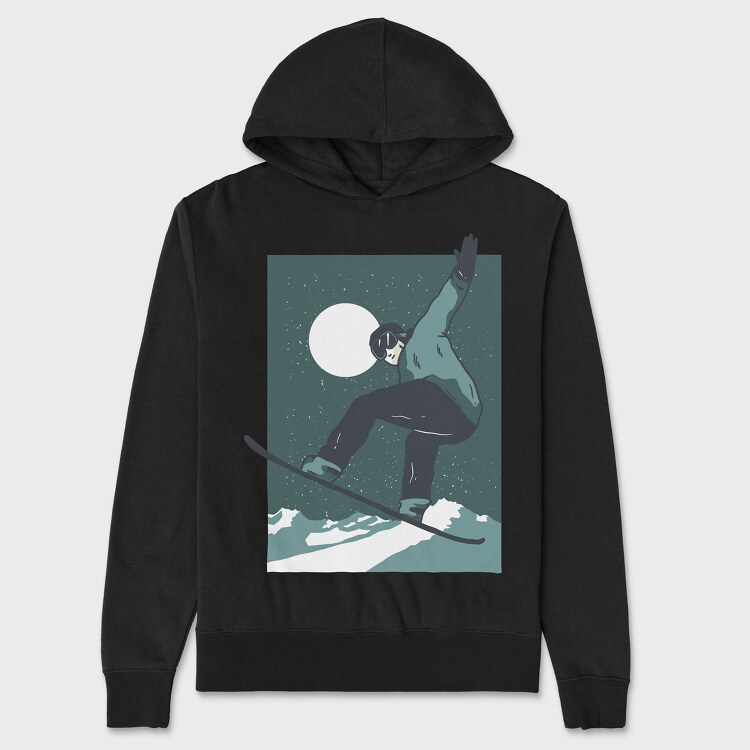 Snowboarder, Hanorac Oversize Barbati (Unisex)