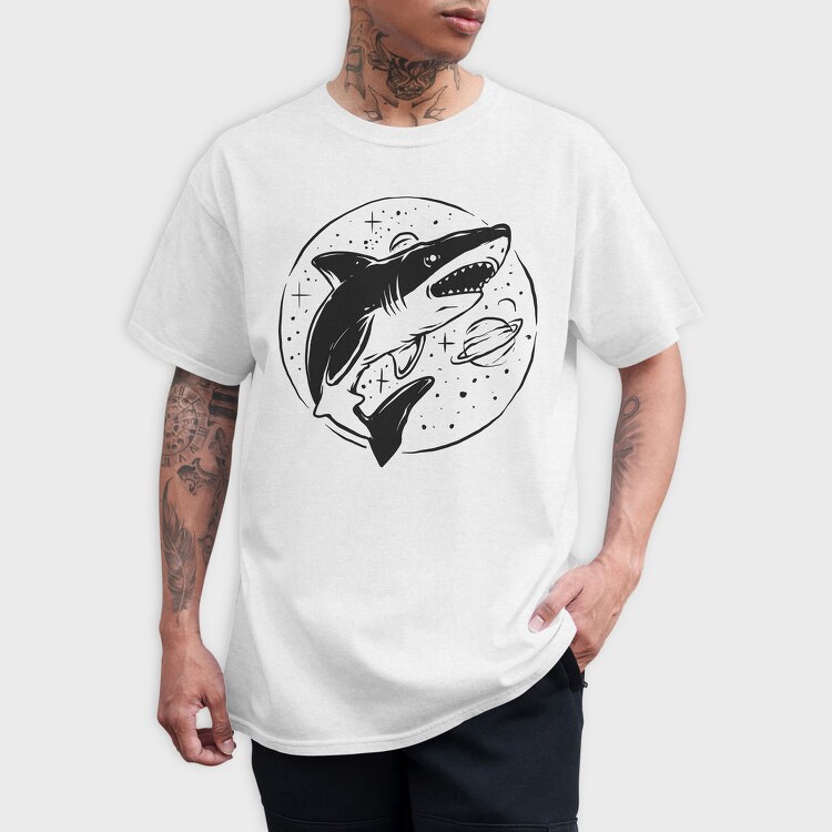 Shark Space Dreams, Tricou Barbati (Unisex)