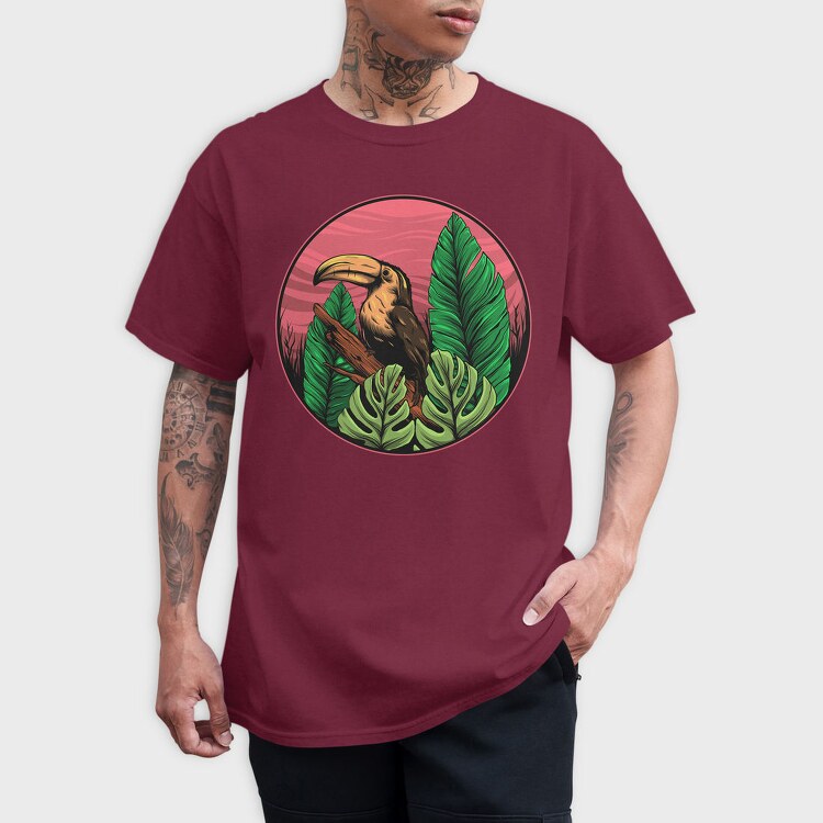 Toucan Jungle, Tricou Barbati (Unisex)