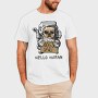 Dog Astronaut Hello, Tricou Barbati (Unisex)
