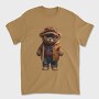Vintage Teddy Bear, Tricou Barbati (Unisex)