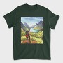 Hiker Landscape, Tricou Barbati (Unisex)