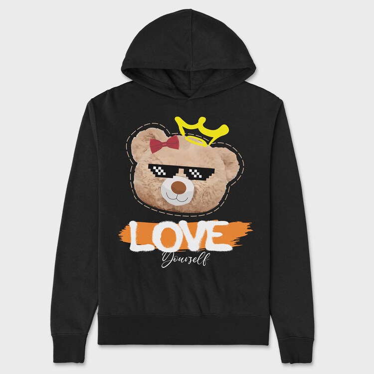 Hanorac Barbati (Unisex), Love Yourself Bear