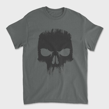 Tricou Barbati (Unisex), Angry Skull Black