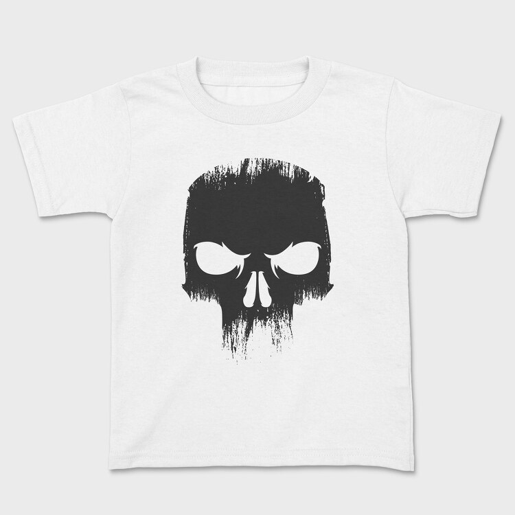 Angry Skull Black, Tricou Copii