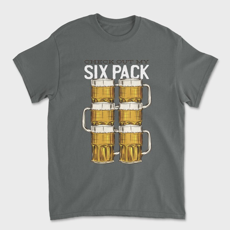 Tricou Barbati (Unisex), Beer Sixpack