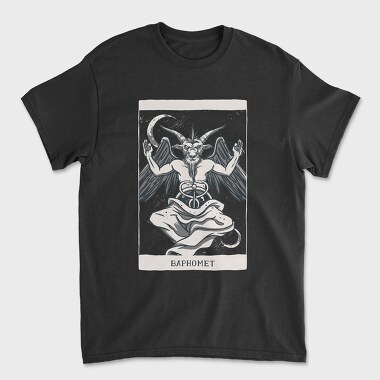 Demon Tarot Card, Tricou Barbati (Unisex)