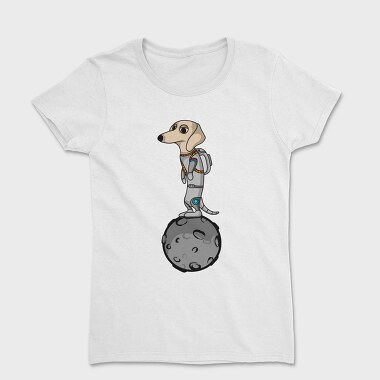 Astronaut Dog on the Moon, Tricou Femei