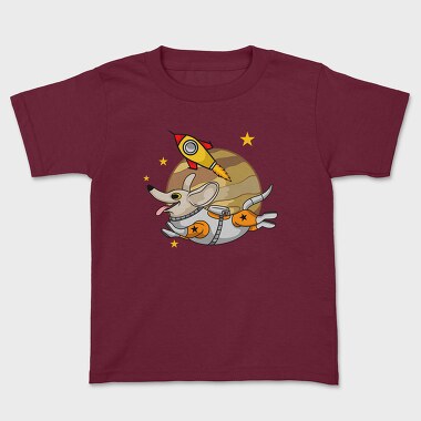 Astronaut Dog Rocket, Tricou Copii