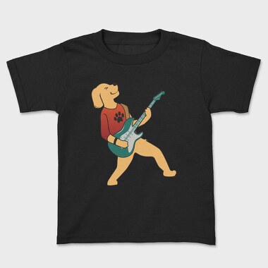 Dog Playing Guitar 4, Tricou Copii