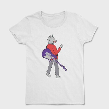 Dog Playing Guitar 7, Tricou Femei