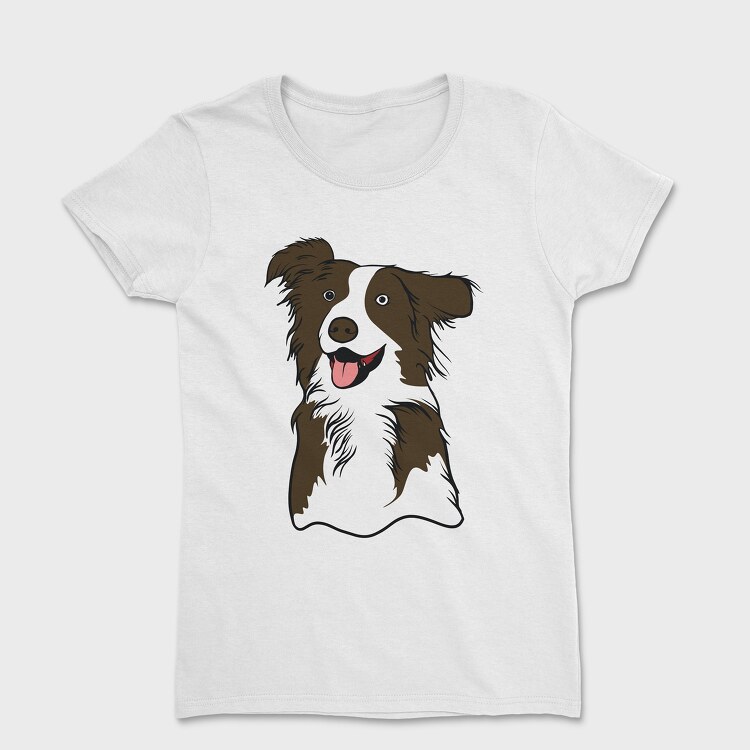 Tricou Femei, Dog Portrait 2