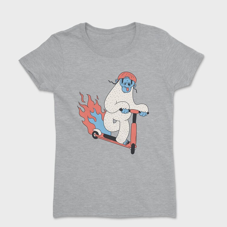 Tricou Femei, Yeti Scooter