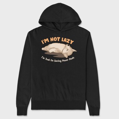 I Am Not Lazy, Hanorac Oversize Barbati (Unisex)