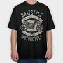Brat Style Road Fighter, Tricou Oversize Barbati (Unisex)