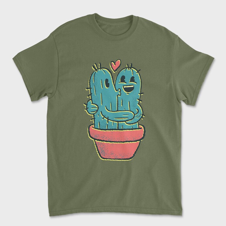 Cactus Couple, Tricou Barbati (Unisex)