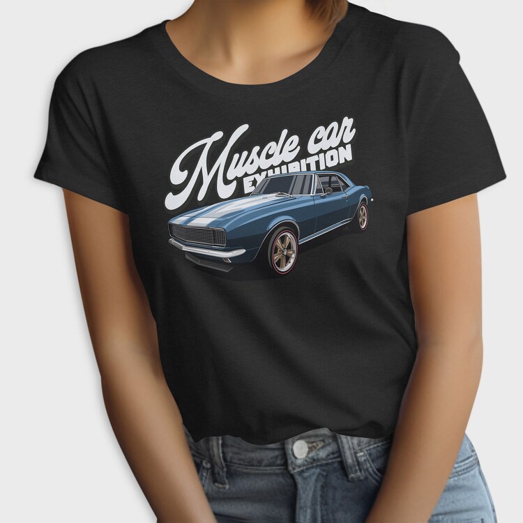 Muscle Blue Car, Tricou Femei