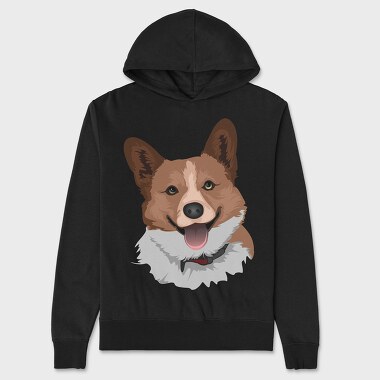 Dog Portrait 1, Hanorac Oversize Barbati (Unisex)