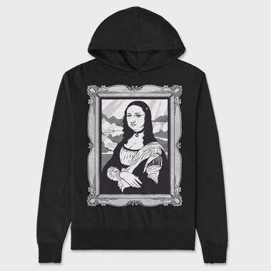 Hanorac Barbati (Unisex), Gothic Mona Lisa