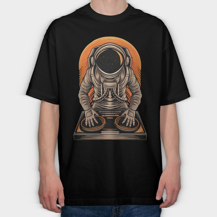 Space Dj, Tricou Oversize Barbati (Unisex)