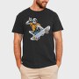 Skateboard Skeleton, Tricou Barbati (Unisex)