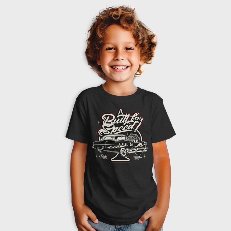 Built for Speed Hotrod Old, Tricou Copii