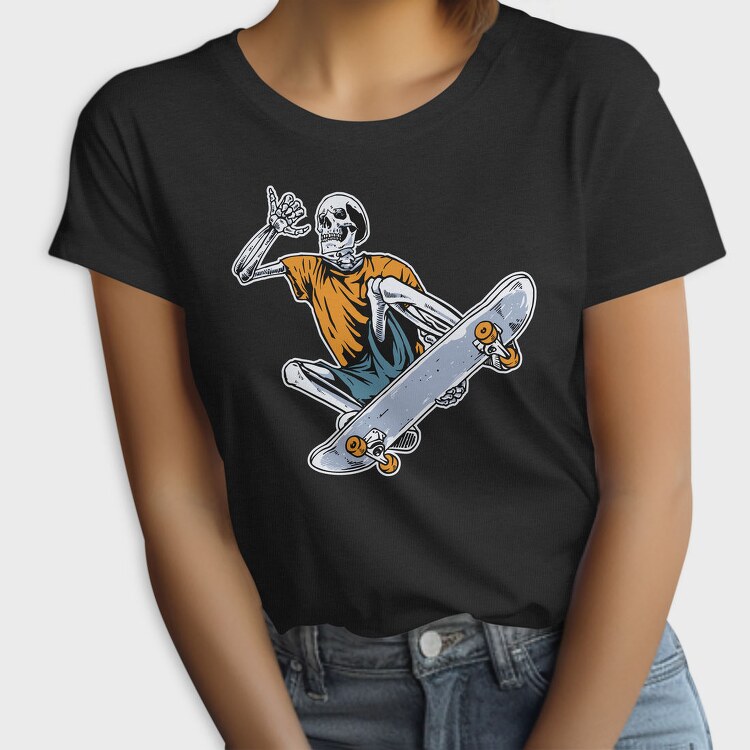 Skateboard Skeleton, Tricou Femei