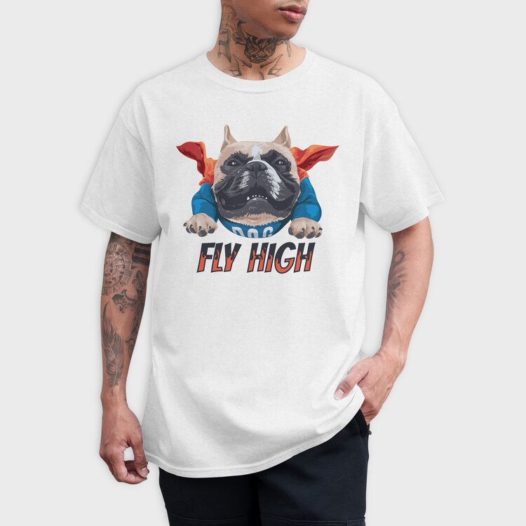 Bulldog Superfly, Tricou Barbati (Unisex)