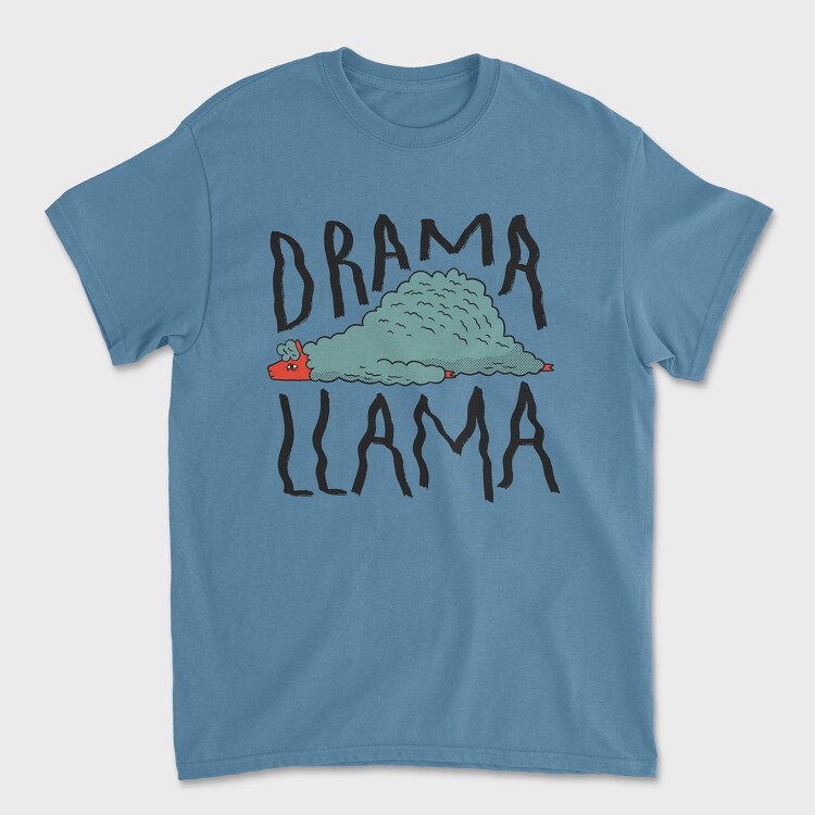 Drama Llama, Tricou Barbati (Unisex)