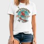 Skateboarding Skeleton, Tricou Barbati (Unisex)