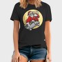 Skateboarding Skull Santa, Tricou Barbati (Unisex)