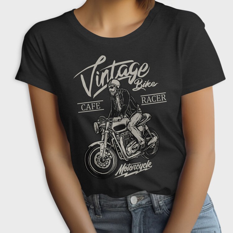 Vintage Cafe Racer, Tricou Femei