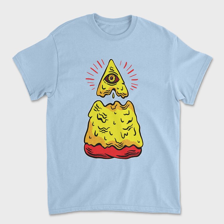 Illuminati Pizza, Tricou Barbati (Unisex)