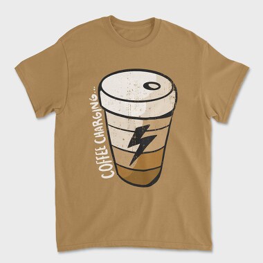 Tricou Barbati (Unisex), Coffee Charging