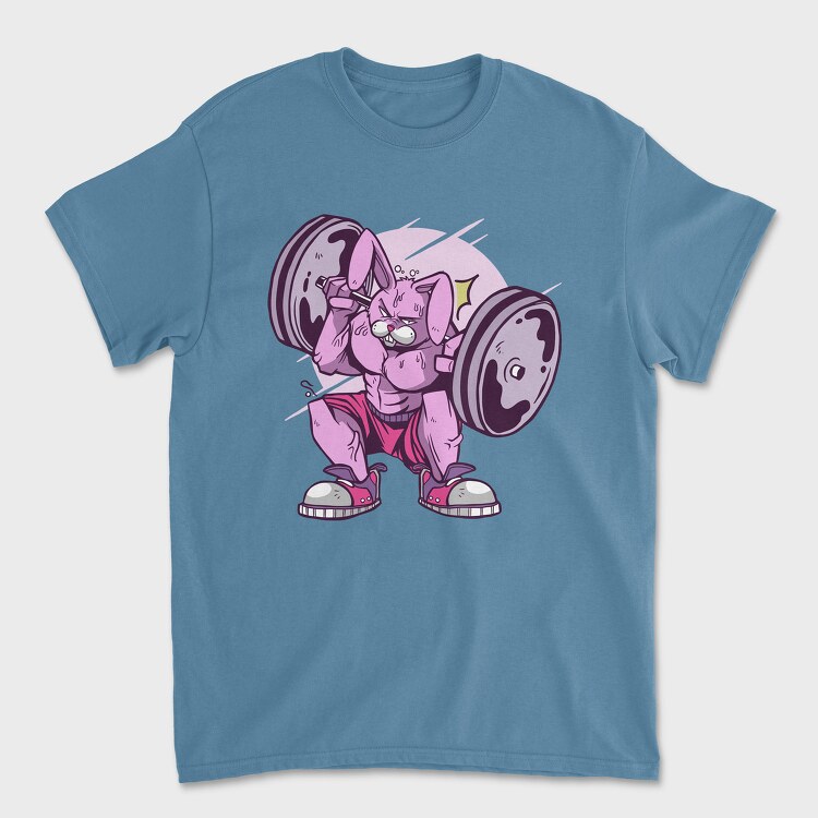 Muscle Rabbit, Tricou Barbati (Unisex)