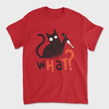 Tricou Barbati (Unisex), Knife Cat