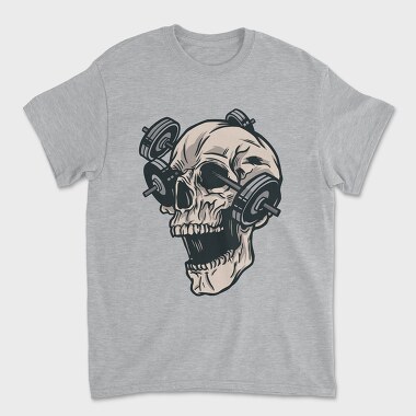 Tricou Barbati (Unisex), Skull Gym