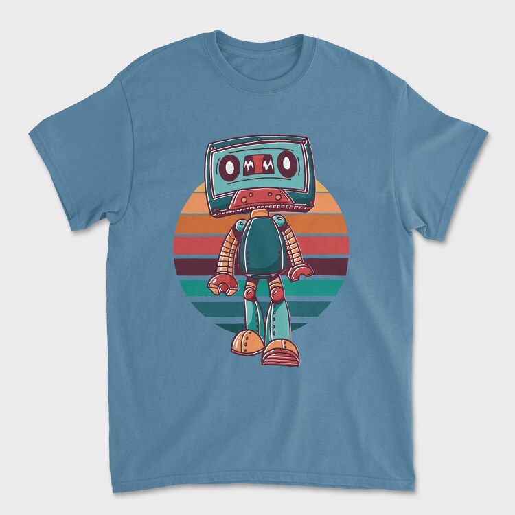 Cassette Robot, Tricou Barbati (Unisex)