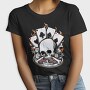 Poker Skull Bones, Tricou Femei