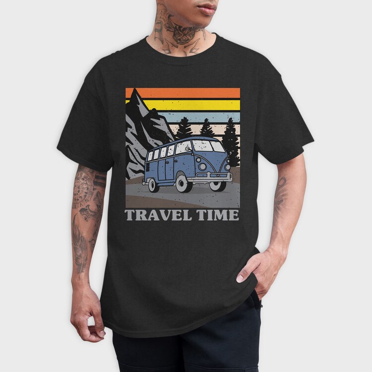 Vintage Road Trip, Tricou Barbati (Unisex)